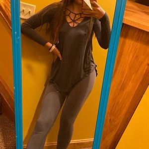 Long sleeved American Eagle shirt